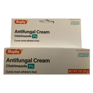 Rugby Clotrimazole Antifungal 1% Cream Clotrimazole-1 % 28g