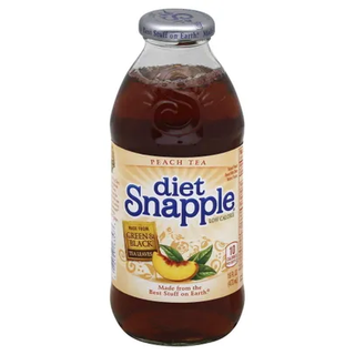 Snapple Green & Black Tea, Peach, Diet 16 Oz