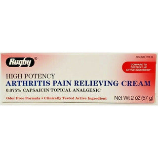 Rugby High Potency Arthritis Pain Relieving Cream 2 Oz
