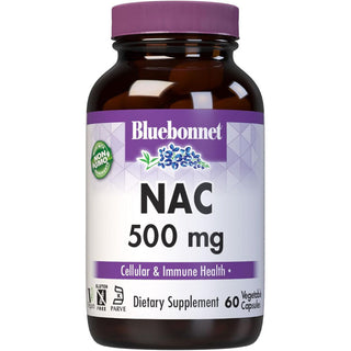 Bluebonnet NAC 500 Mg, 60 Vegetable Capsules