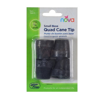 Nova Ortho-med Tips For Small Quad Cane – Grey – 4 Each/Each