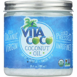 Vita Coco Organic Extra Virgin Coconut Oil, Unflavored, 14 Oz Glass