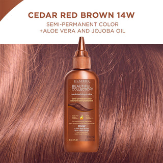 Clairol Professional Beautiful Collection B14W Cedar Red Brown 3 Oz