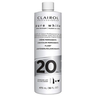 Clairol Professional Pure White Creme Developer 20 Volume 16 Oz