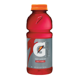 Gatorade Thirst Quencher Fruit Punch Sports Drinks 20 Fl Oz Bottle