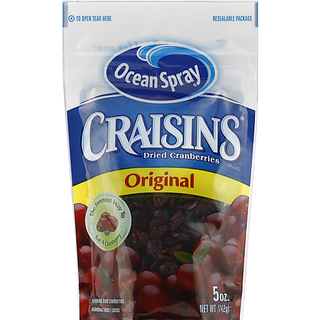 Ocean Spray Craisins Original Dried Cranberries 5 Oz. Bag