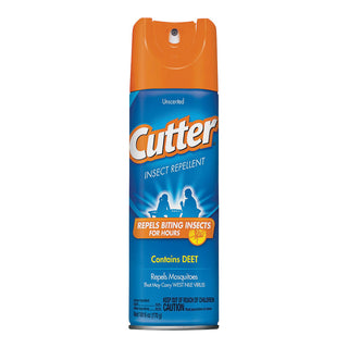 Cutter Unscented Insect Repellent Aerosol Spray, 6 Ounce Can