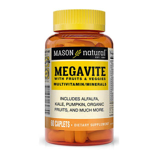 Mason Natural Vitamin Megavite Fruits And Veggies Mineral Formula