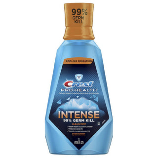 Crest Pro Health Intense Mouthwash, 99% Germ Kill, Antigingivitis & Antiplaque, Clean Mint 1 L 33.8 Fl Oz