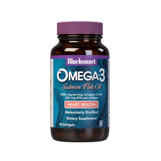 Bluebonnet Omega-3, Salmon Oil, 1000 Mg, Softgels