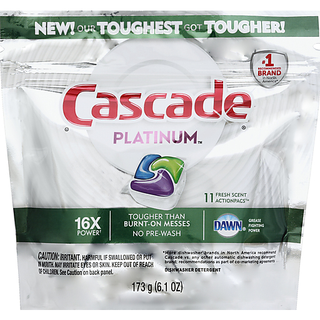 Cascade Platinum Dishwasher Detergent, Fresh Scent, Action Pacs