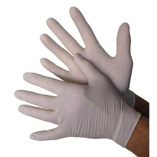 DDI 2344889 Large Latex Disposable 5 Mil Gloves - Beige - Case Of 10