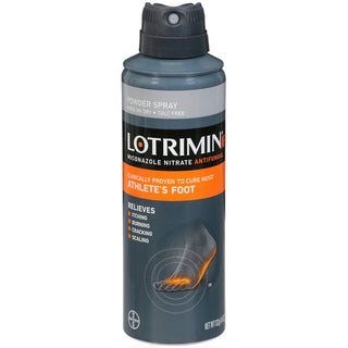 Lotrimin AF Athlete's Foot Antifungal Deodorant Powder Spray, Miconazole Nitrate 2% - 4.6 oz