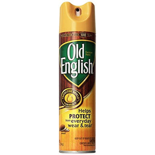 Old English Furniture Polish, Almond Scent, 12.5 Oz Aerosol Spray