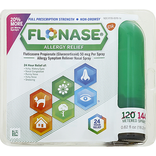 Flonase Allergy Relief, Full Prescription Strength, Nasal Spray