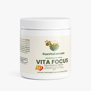 VITA-FOCUS POWDER (Sour Gummi Worm)