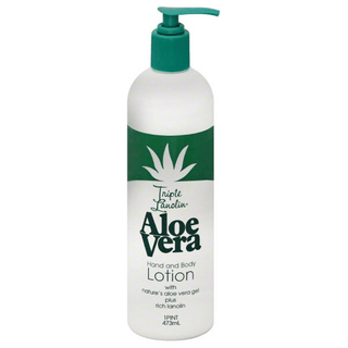 Triple Lanolin Aloe Vera Hand And Body Lotion 16 Oz