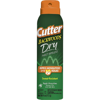 Cutter 4oz Backwoods Dry Insect Repellent Aerosol