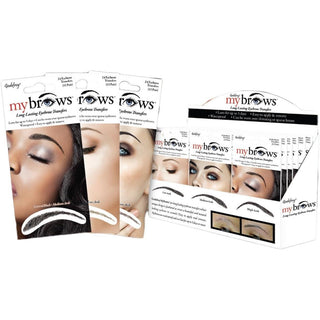 Godefroy My Brows Eyebrow Transfers Medium Brown High Arch