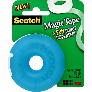 Scotch Magic Tape, In Fun Donut Dispenser