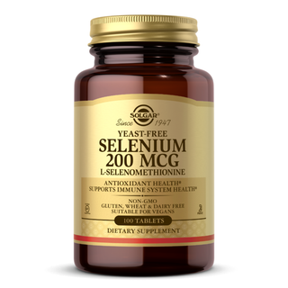 Solgar Yeast Free Selenium 200 Mcg 100 Tablets