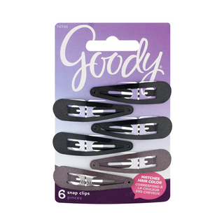 Goody Colour Collection Snap Clips, Black