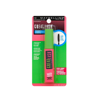 Maybelline Great Lash Waterproof Mascara Brownish Black 0.43 Oz