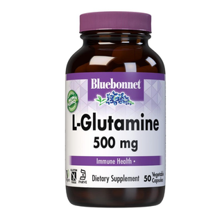 Bluebonnet Nutrition L-Glutamine 500 Mg, 50 Vegetable Capsules