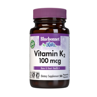Bluebonnet Vitamin K2, 100 Mcg, Vegetable Capsules