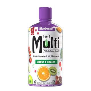Bluebonnet Liquid Super Earth Multinutrient Formula Natural Tropical Fruit Flavor