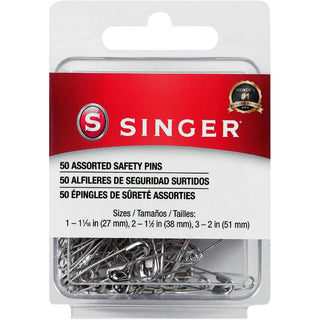 Singer Safety Pins, Assorted Sizes