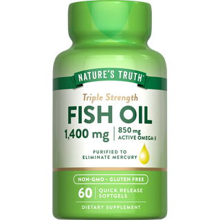 Nature's Truth Triple Strength Fish Oil 1360 Mg Capsules