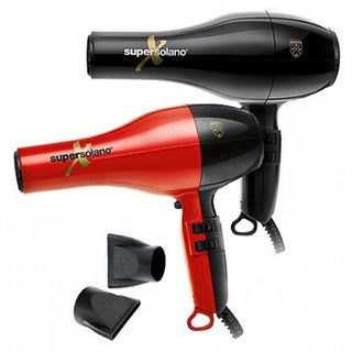 Solano SuperSolanoX Professional Hair Dryer, Red/Black