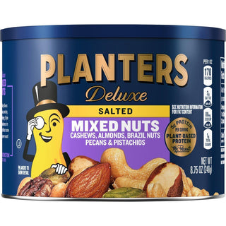 Planter's Deluxe Salted Mixed Nuts - 8.75 Ounce
