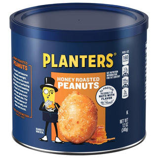 Planters Honey Roasted Peanuts, 12 Ounce