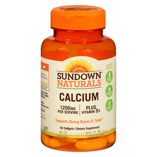 Sundown Naturals Calcium + Vitamin D3 Softgels, 1200 Mg (Discontinued)
