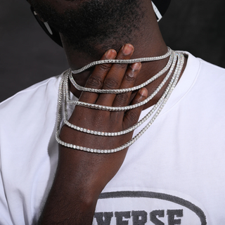 Tennis Chain 5mm / Sterling Silver 925