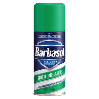 Barbasol - Soothing Aloe Thick & Rich Shaving Cream - 7 Oz