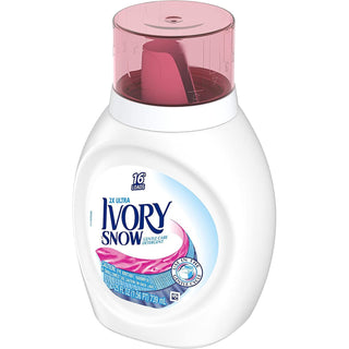 Ivory Snow Liquid Laundry Detergent, 25 Ounces, 16 Loads