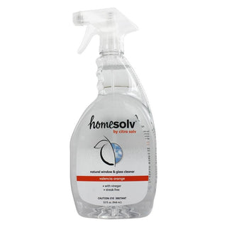 Homesolv Window & Glass Cleaner, Natural, Valencia Orange 32 Oz