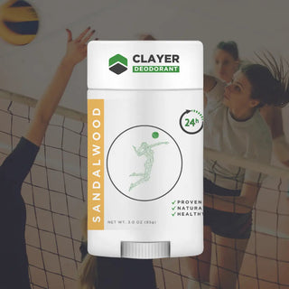 Natural Deodorant - Volleyball Players - 3.35 OZ - NEW FORMULA