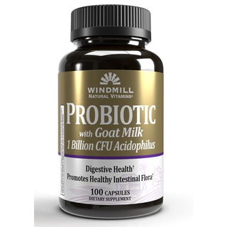 Windmill Probiotic with Goat Milk Capsules, 100 Count