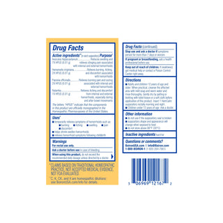 Boiron HemCalm Suppositories Homeopathic Medicine
