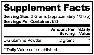 L-Glutamine Powder, 10.6 oz