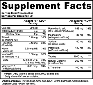 ENERGY POWDER - YUZU