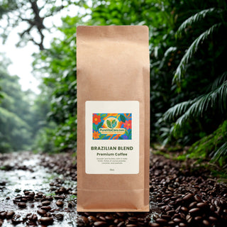 Premium Single-Origin Brazilian Blend 16oz Whole Bean Coffee