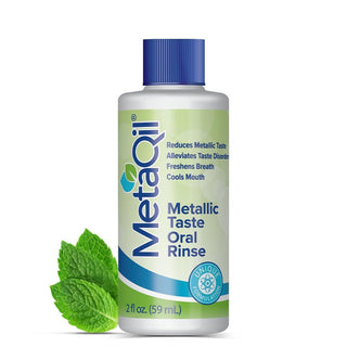 MetaQil Oral Rinse For Metallic Taste Travel Size, 2 Oz