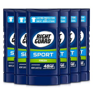 Right Guard Sport Antiperspirant Deodorant Invisible Solid Stick, Fresh, 2.6 Ounce