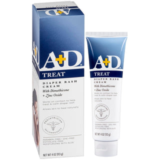 A+D Zinc Oxide Diaper Rash Cream, 4 Oz Discontinued