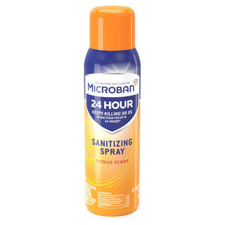 Microban 24 Hour Disinfectant Sanitizing Spray - Citrus Scent - 15 Fl Oz